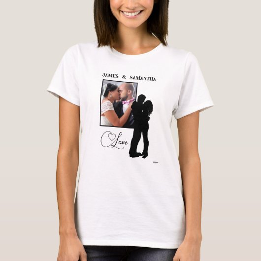 Liefde Foto T-Shirt met Graphic HAMbWG (Voorkant)