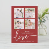 Liefde Foto Valentijnsdag Kaart (Staand voorkant)