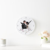 Liefde | Foto van Floral Embellised Ronde Klok (Huis)