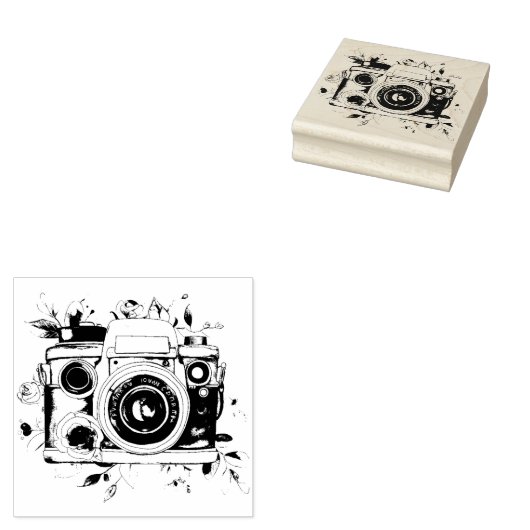 Liefde fotografie rubberstempel (Gestempeld)
