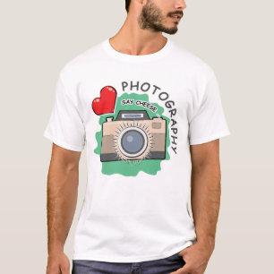 Liefde fotografie t-shirt