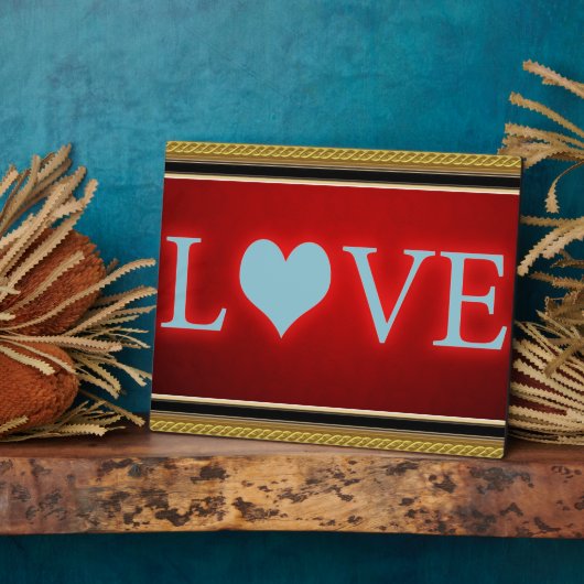 Liefde Fotoplaat (Zijkant)