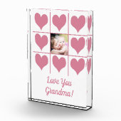 Liefde Foto's & Roze Harten Foto Blok (Rechts)