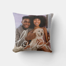 Liefde Fotosjabloon Aangepaste paren Kussen