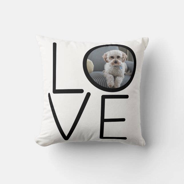 Liefde Fototemplate Persoonlijk Kussen (Voorkant)