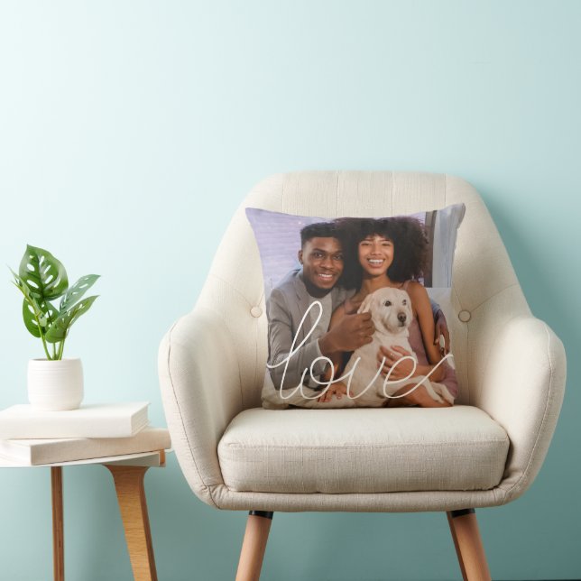 Liefde Fototemplate Persoonlijke Koppels Kussen (Stoel)