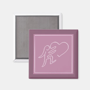 LIEFDE (FRAMBOOS) MAGNEET