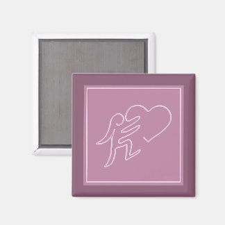 LIEFDE (FRAMBOOS) MAGNEET