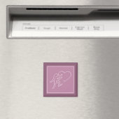 LIEFDE (FRAMBOOS) MAGNEET (Insitu (Vaatwasser))