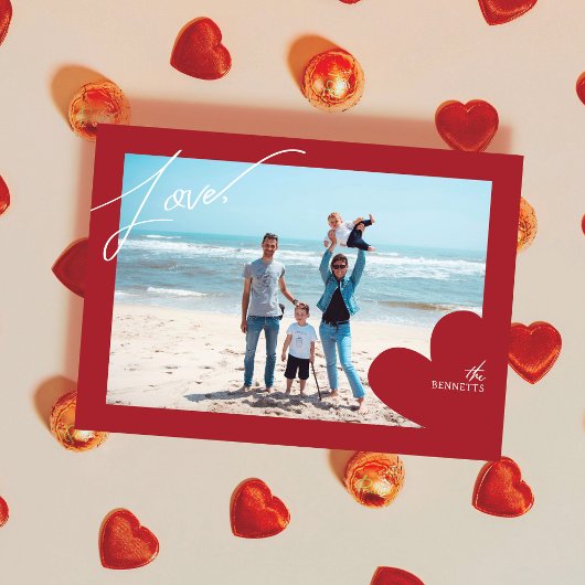 Liefde Frame Foto Valentijnskaarten Bedankkaart
