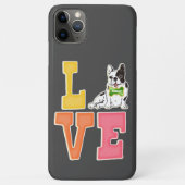 Liefde Franse Bulldog Leuke Hond Papa Hond Mam Case-Mate iPhone Case (Achterkant)
