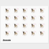 Liefde Franse Bulldog Puppy Dog Sticker / zeehond (Vel)