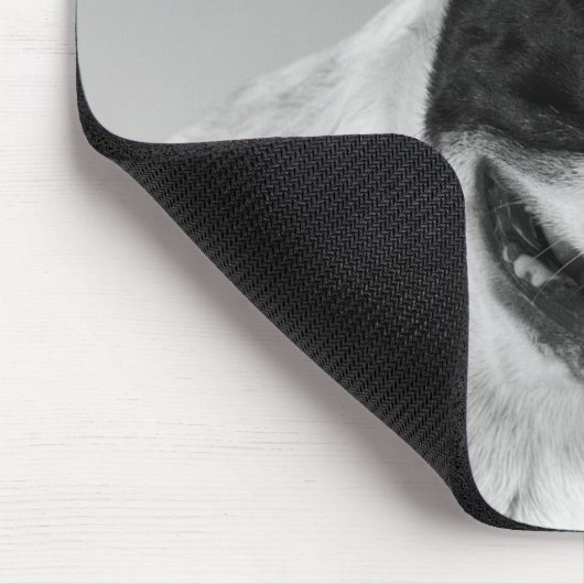 Liefde Franse bulledog Puppy Dog Black and White Muismat (Hoek)