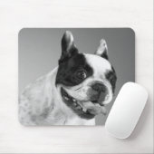 Liefde Franse bulledog Puppy Dog Black and White Muismat (Met muis)