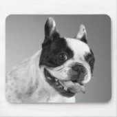 Liefde Franse bulledog Puppy Dog Black and White Muismat (Voorkant)