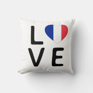 Liefde - Franse vlag Kussen
