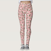 Liefde fretten - Roze Leggings (Voorkant)