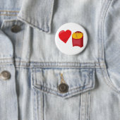 Liefde Fries!  Personaliseerbaar: Ronde Button 5,7 Cm (In situ)