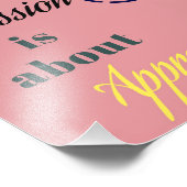 Liefde gaat over digitaal poster citaat printbare  (Hoek)