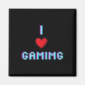 Liefde Gaming Video Game Hart Gamer Magneet (Voorkant)