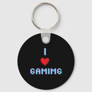 Liefde Gaming Video Game Hart Gamer Sleutelhanger