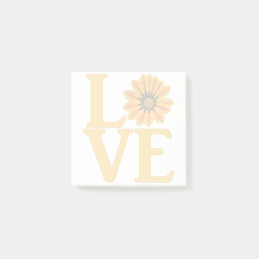 Liefde Gazania Klassiek Post-it® Notes (Voorkant)