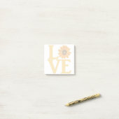 Liefde Gazania Klassiek Post-it® Notes (Op bureau)