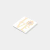 Liefde Gazania Klassiek Post-it® Notes (Schuin)