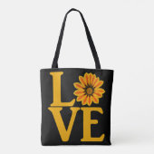 Liefde Gazania Klassiek Tote Bag (Achterkant)