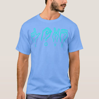 Liefde Gebarentaal grappig T-shirt