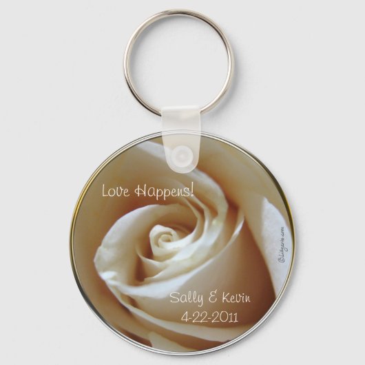 Liefde gebeurt in een weddenschap voor Sleutelhang Sleutelhanger (Voorkant)