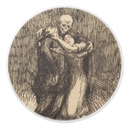 Liefde Geconsecreerd (door Paul-Albert Besnard) Keramische Knop