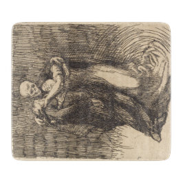 Liefde Geconsecreerd (door Paul-Albert Besnard) Snijplank