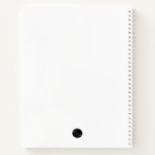 Liefde gedicht in vorm van hart notitieboek (Achterkant)