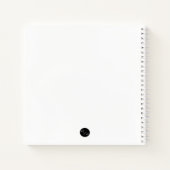 Liefde gedicht in vorm van hart notitieboek (Achterkant)