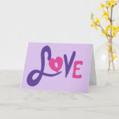 Liefde gedicht kaart (Gele Bloem)