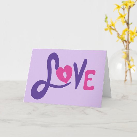 Liefde gedicht kaart (Gele Bloem)