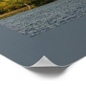 Liefde gedicht met regenboogfoto-Poster Poster (Hoek)