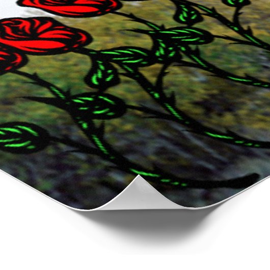 Liefde gedicht poster (Hoek)