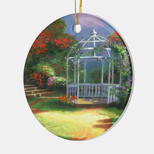 Liefde gedicht voor mijn vrouw - kerstversiering keramisch ornament (Links)