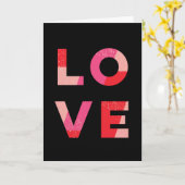 Liefde - gedurfde moderne groeten kaart (Gele Bloem)