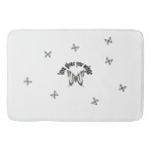 Liefde geef je vleugels badmat (Voorkant)