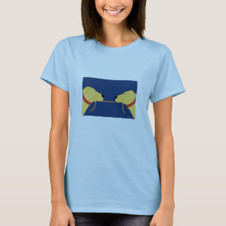Liefde geeft en neemt — Stephen Huneck T-shirt