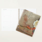 Liefde geeft hoop op gemengde media kunst planner (Display)