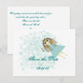 Liefde geeft ons een feiale weddenschap aankondigingskaart (Voorkant / Achterkant)