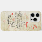 Liefde geeft ons een feiale weddenschap Case-Mate iPhone case (Achterkant (horizontaal))