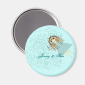 Liefde geeft ons een feiale weddenschap magneet (Voorkant / Achterkant)