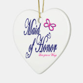 Liefde geeft ons vleugels keramisch ornament (Links)