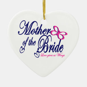 Liefde geeft ons vleugels keramisch ornament