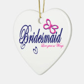 Liefde geeft ons vleugels keramisch ornament (Links)